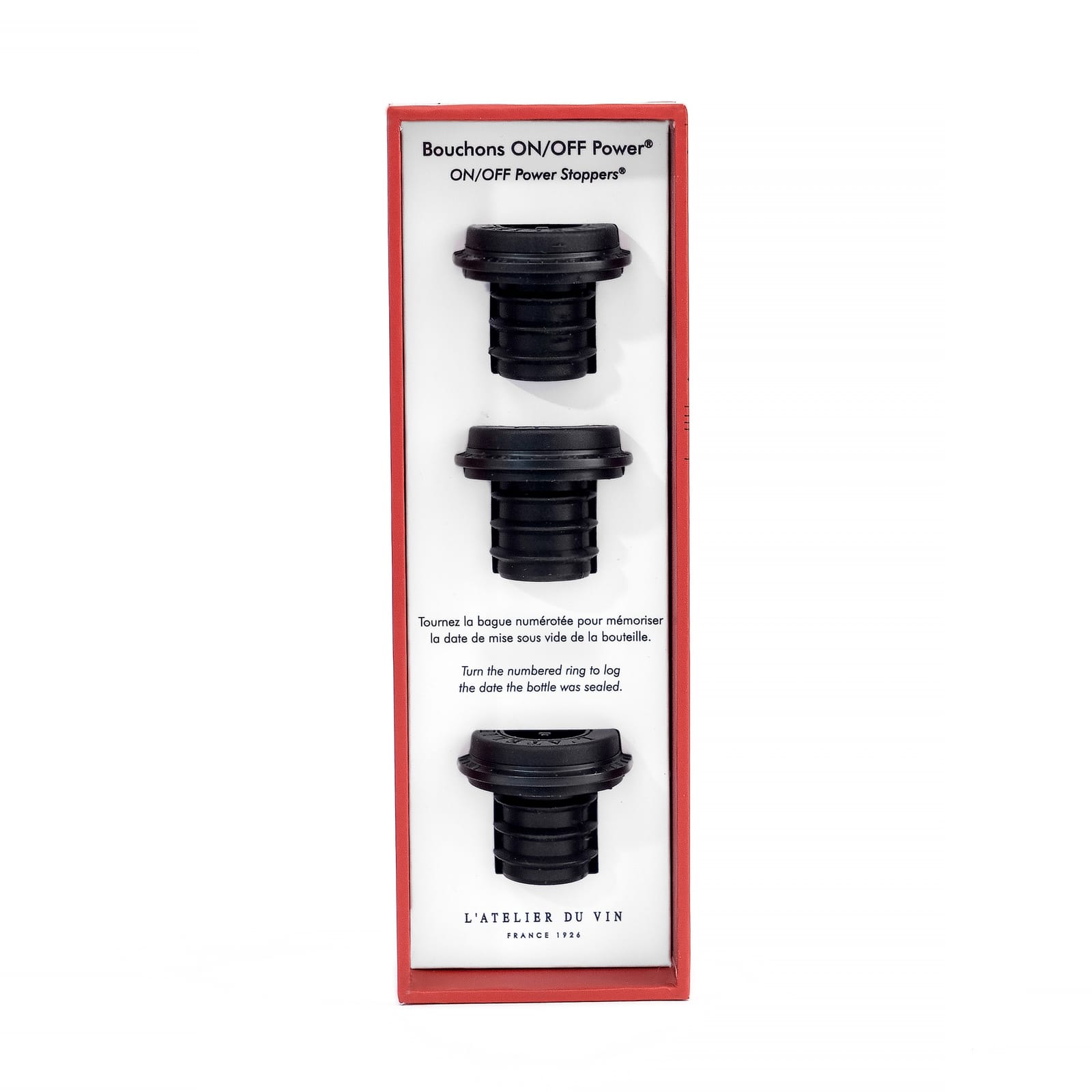 Gard'Vin On/Off Power – 3 stoppers